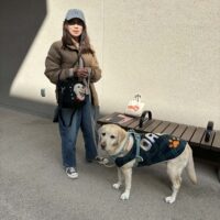 廣瀬 千絵・オレオちゃん （セラピードッグ）